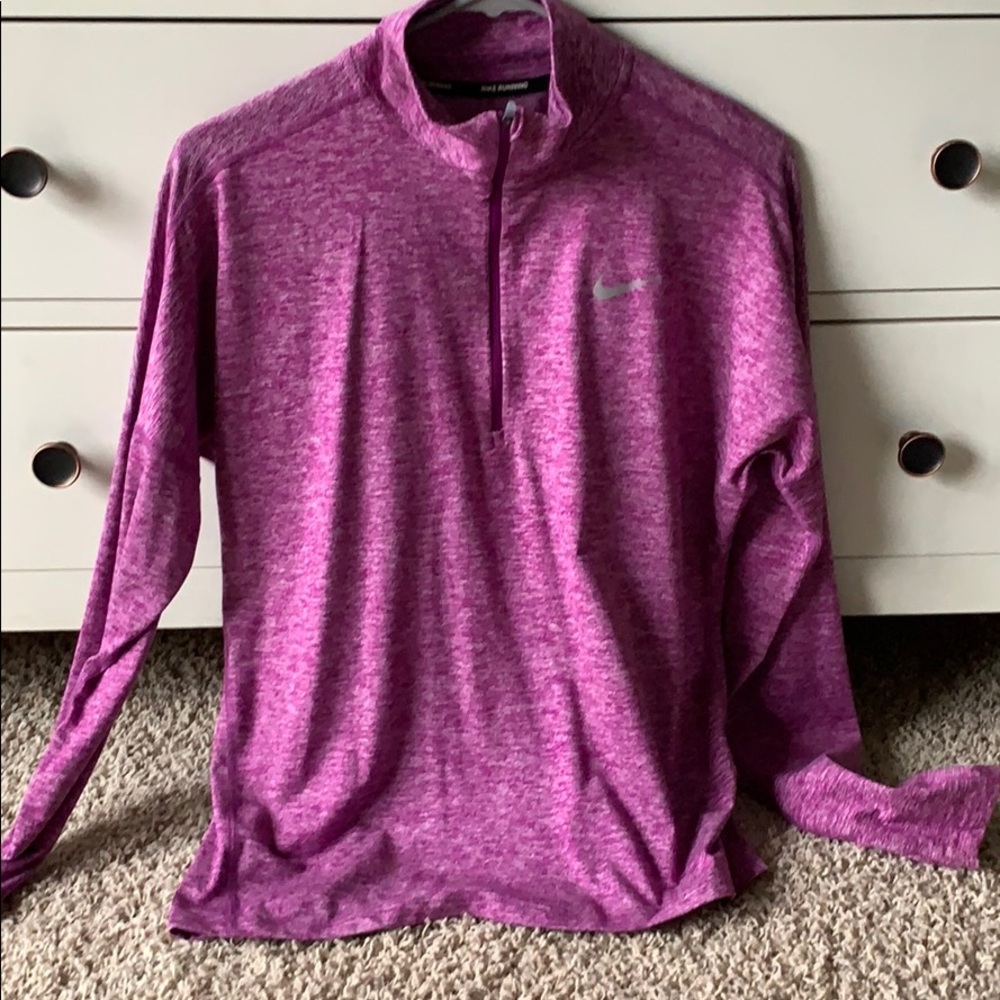 Nike running dri-fit half zip